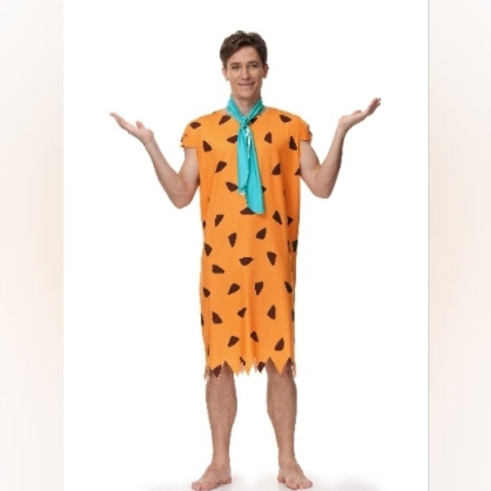 Fred Flintstone Halloween Costume Men's Size XL